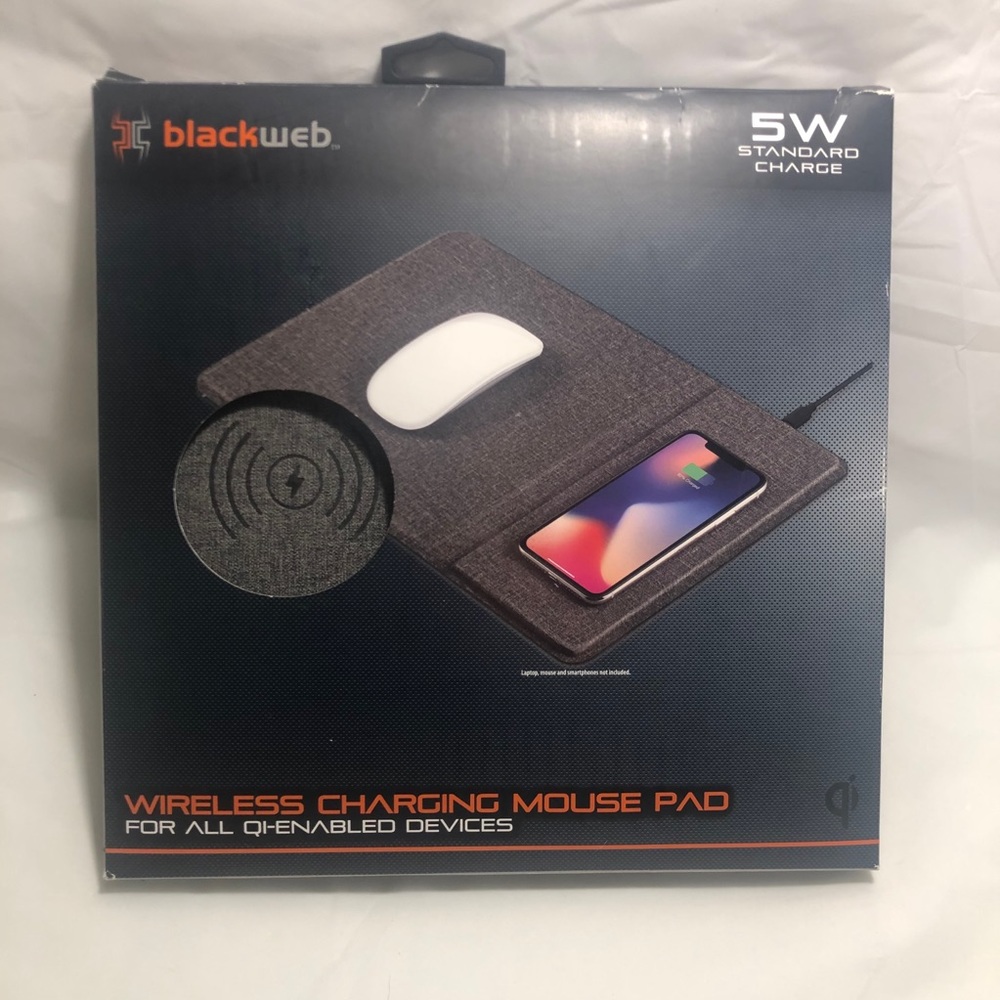 Blackweb Wireless Charging Mouse Pad